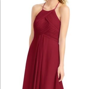Azazie Ginger Dress (Burgundy)